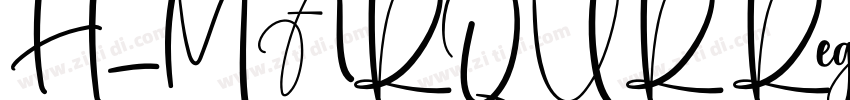 H_MARQUR Regular字体转换
